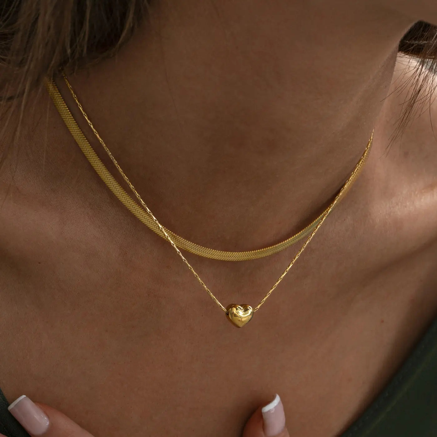 Halskæde Jessica | Guld 18k
