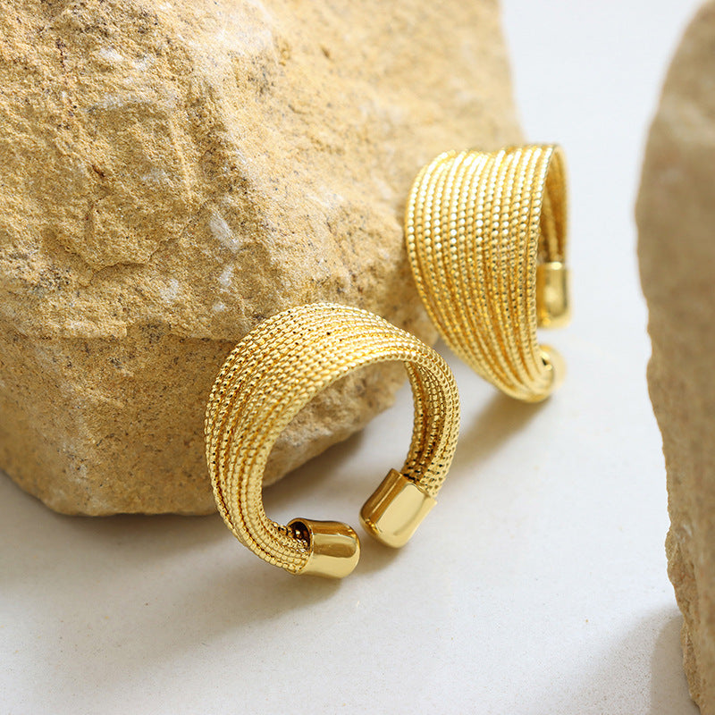 Vera ring med åben ende | 18k guld