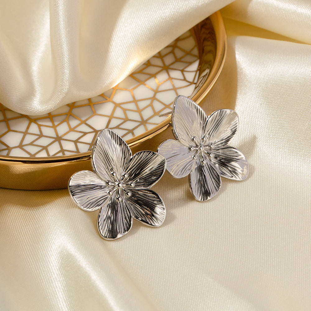 Allysa Blume Øreringe | 18k Guld