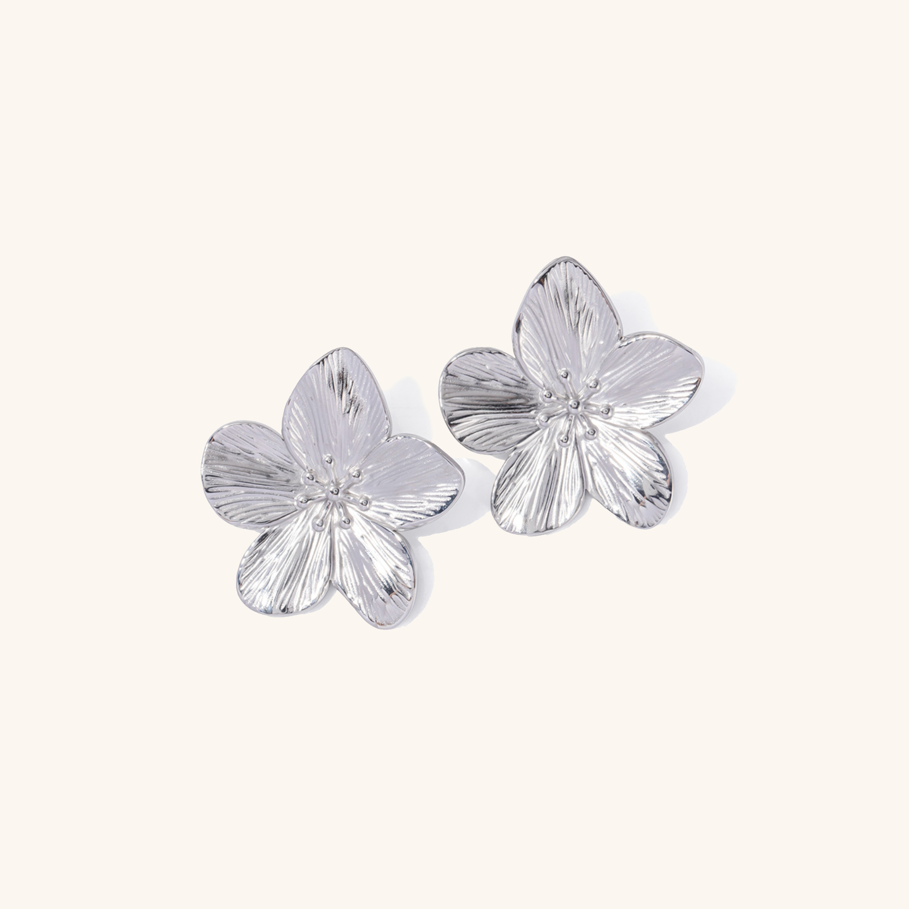 Allysa Blume Øreringe | 18k Guld