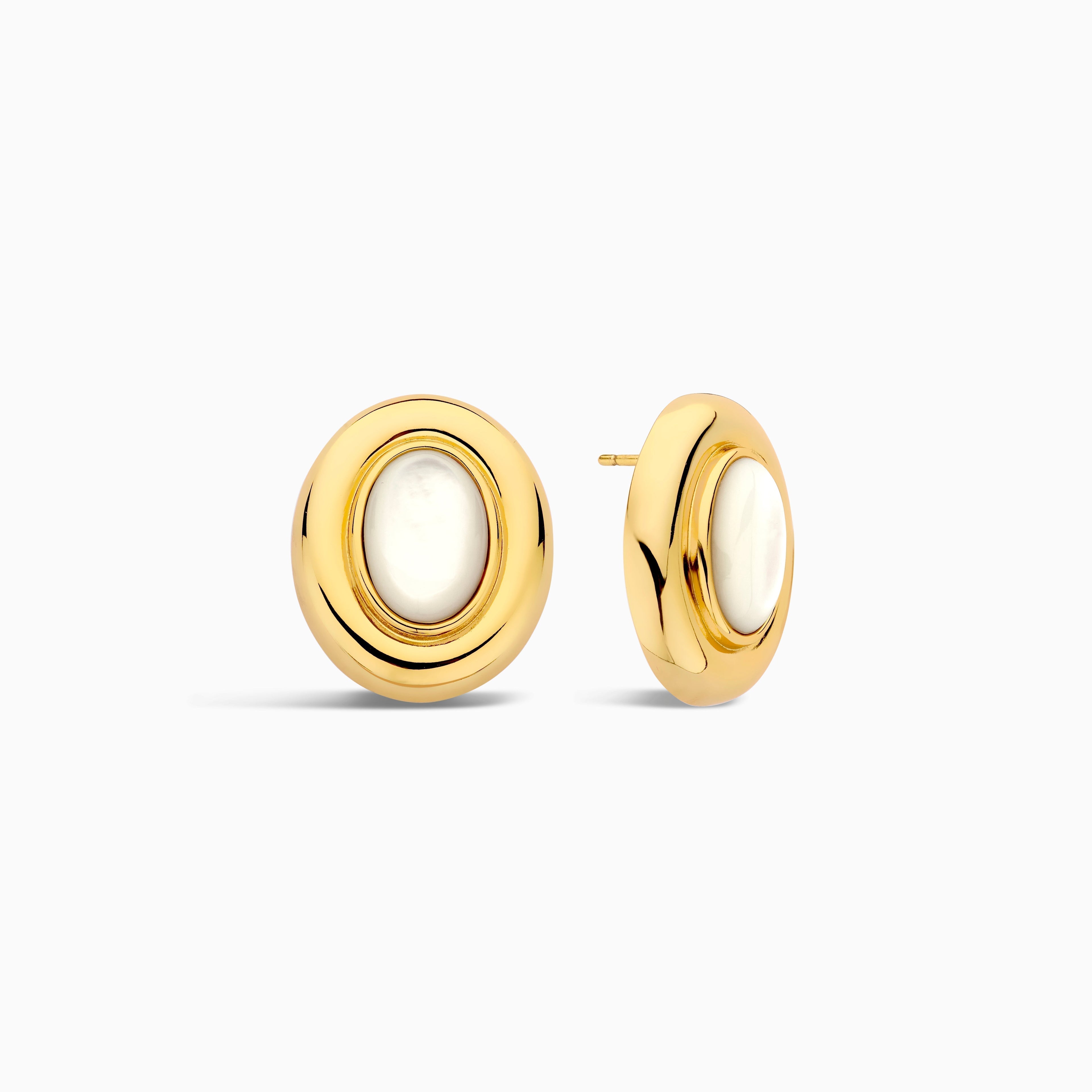 Giselle Perlenøreringe | Guld 14k