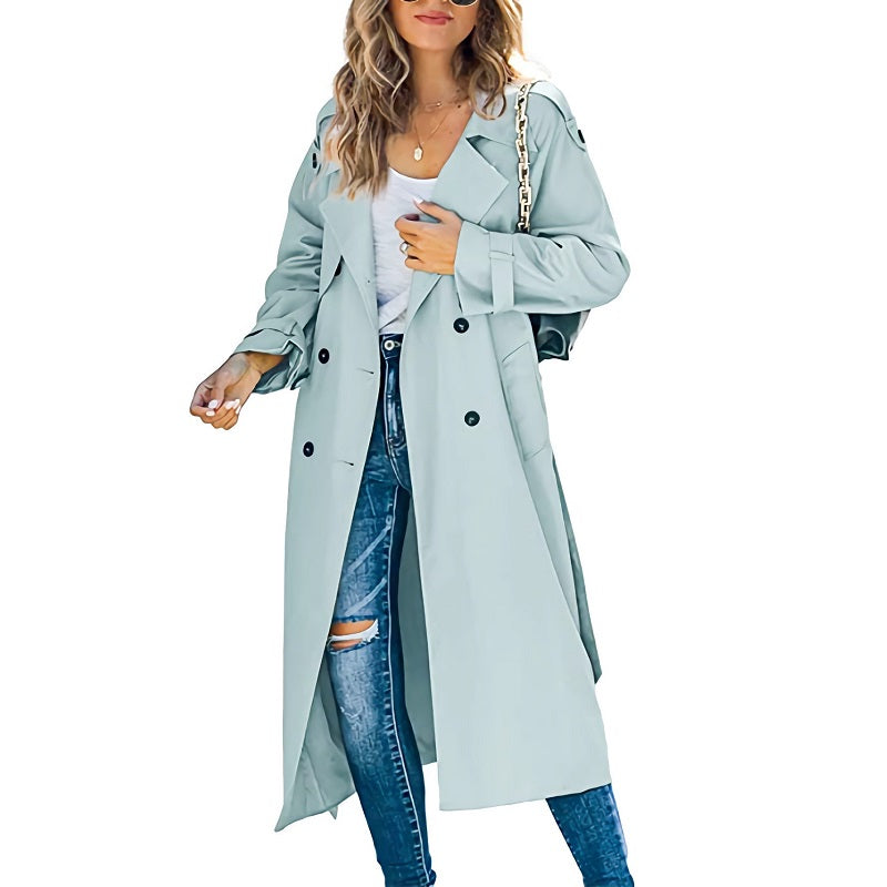 Lana - Trenchcoat for kvinder, lang