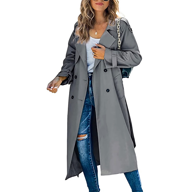Lana - Trenchcoat for kvinder, lang