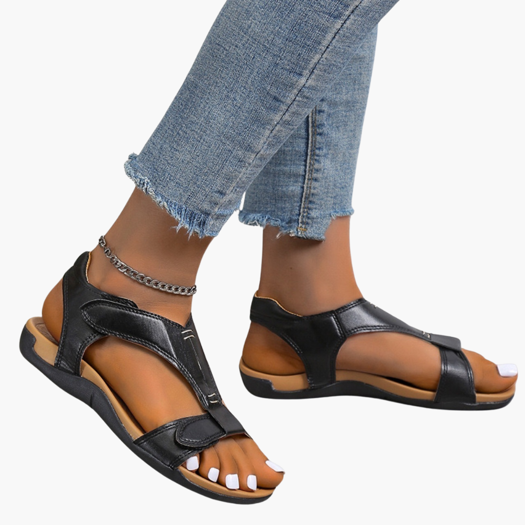 Mira™ | Plateau-sandaler med velcrolukning
