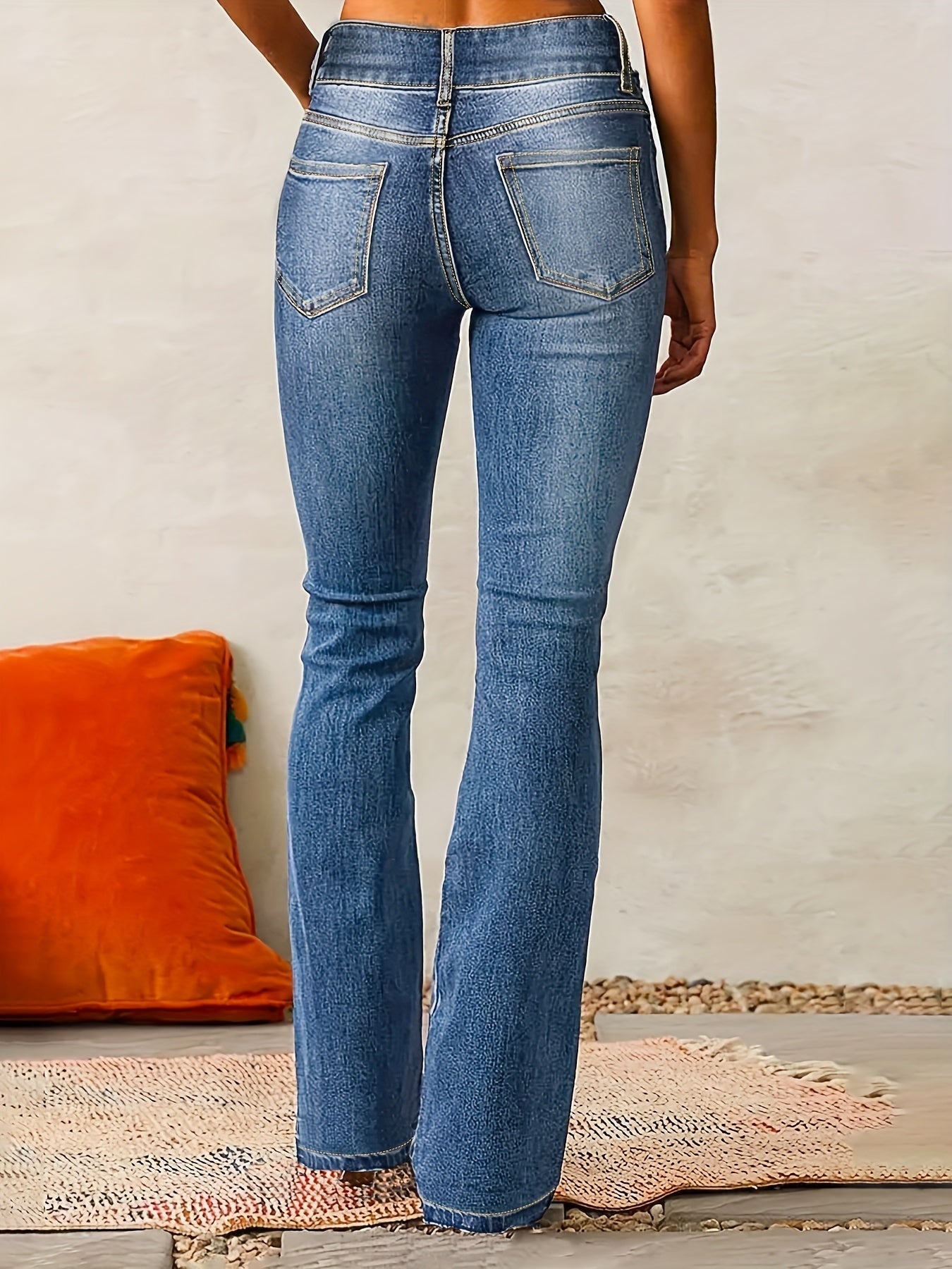 Julie | Højtaljede flared jeans
