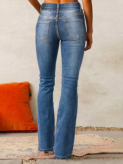 Julie | Højtaljede flared jeans