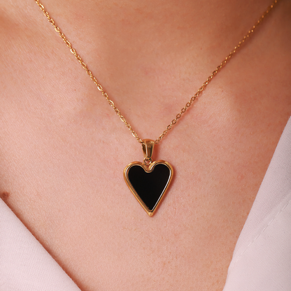 Blythe Necklace with Heart | 18k Gold