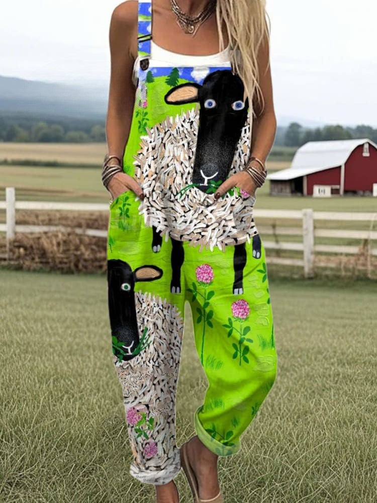 Clomet | Vintage Floral Jumpsuit