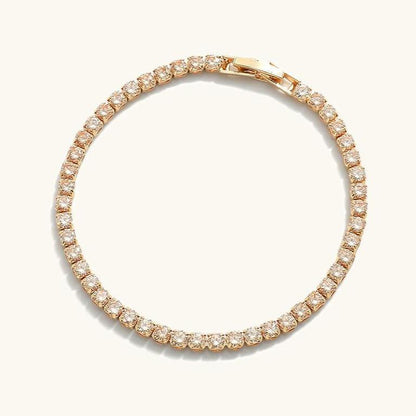 Tennisarmbånd Lillian | 18k Guld