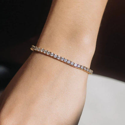 Tennisarmbånd Lillian | 18k Guld