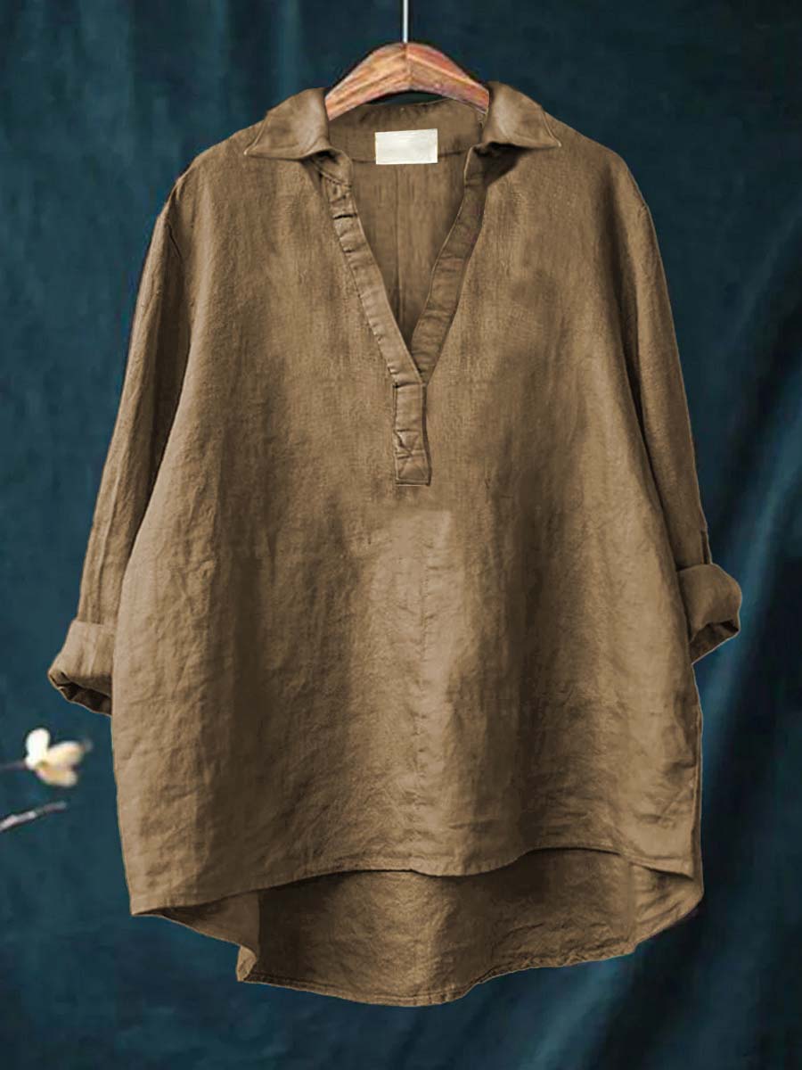 Andrea™ - Linnedbluse