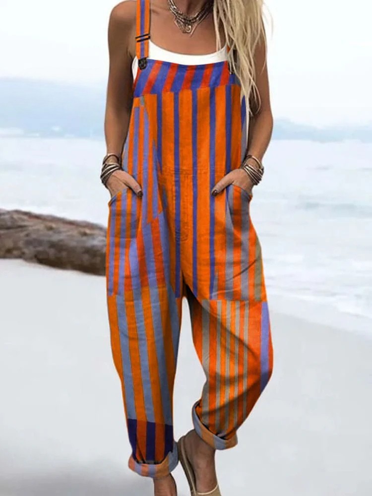 Clomet | Vintage Floral Jumpsuit til kvinder