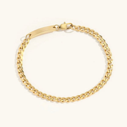 Rosmarin Kædearmbånd | 18k Guld