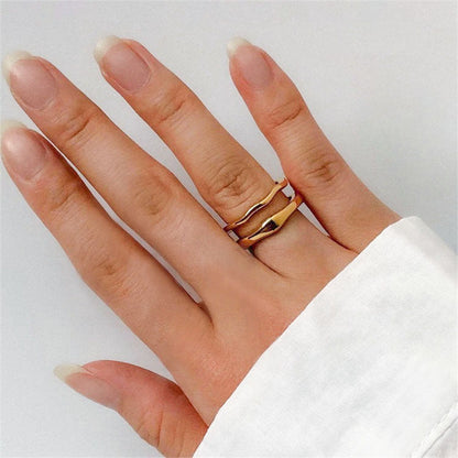 Dianne Gold Stacker Ring | 18k Guld