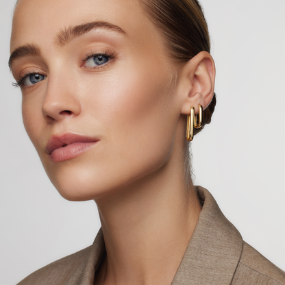 Butiksikon Øreringe | Guld 18k