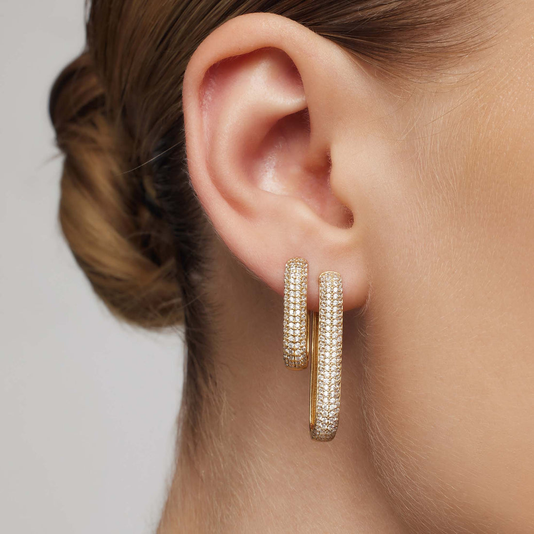 Ikon Pavé-Dæk | Guld 18k