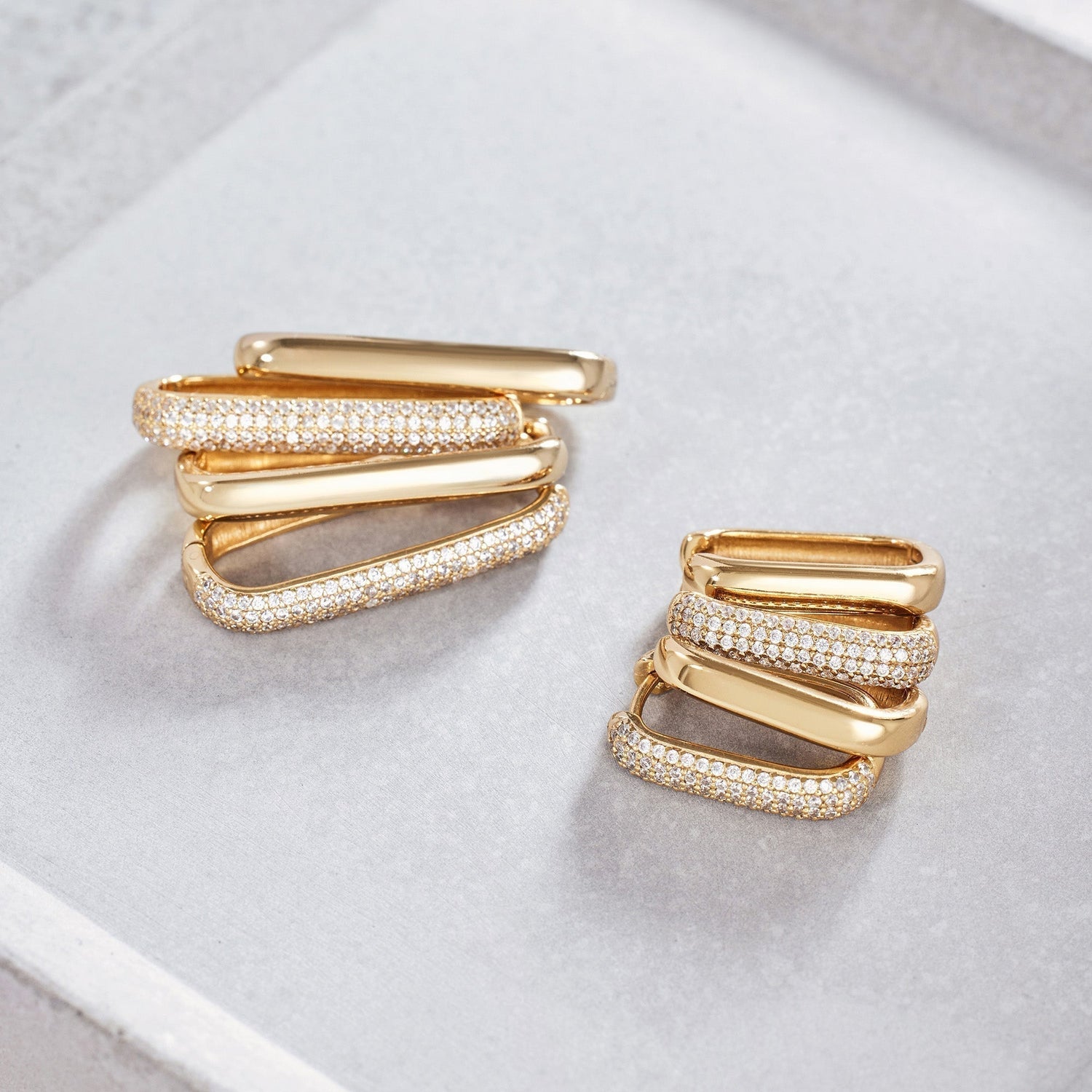 Butik Ikon Pavé Ringe | Guld 16k