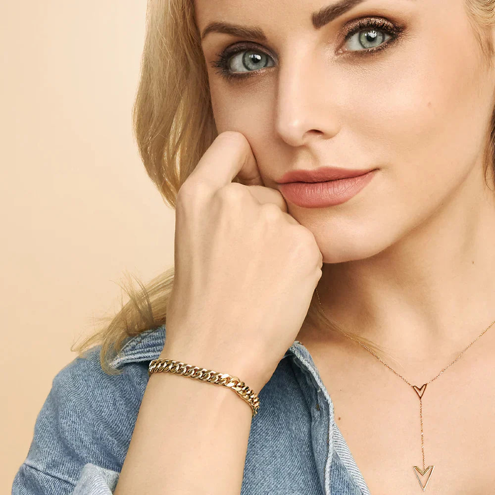 Ejendom Cuban Armbånd | Guld 16k