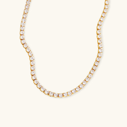 Tennis Halskæde Isolde Diamant | 18k Guld