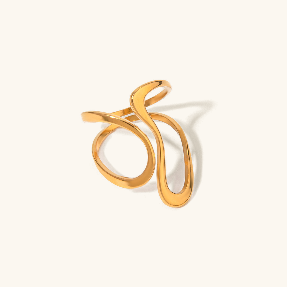 Guld Ring Mosaik | 18k Guld