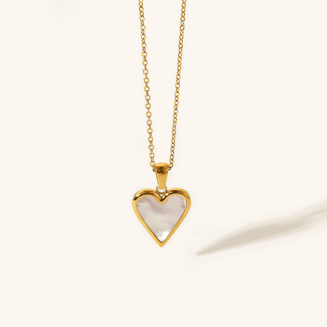 Blythe Necklace with Heart | 18k Gold