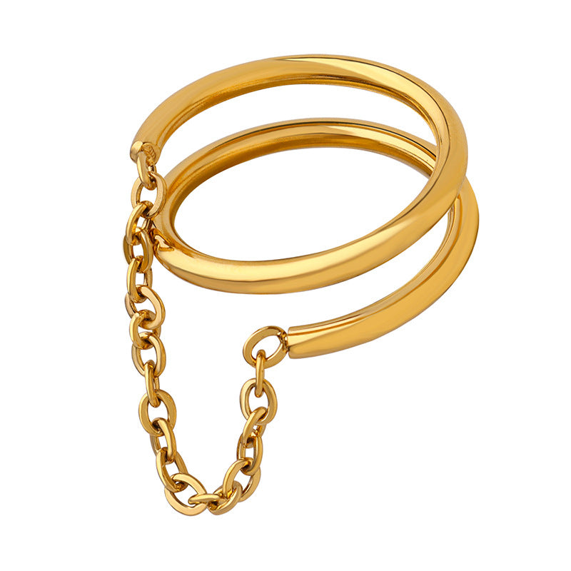 roterende ring | 18k guld