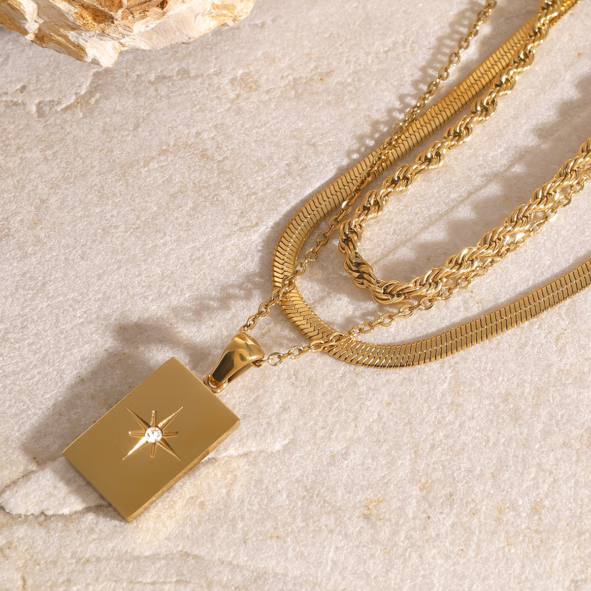 Layered Necklace Raphael | 18k Gold