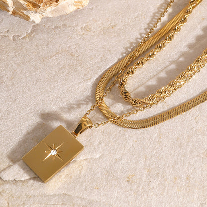 Layered Necklace Raphael | 18k Gold