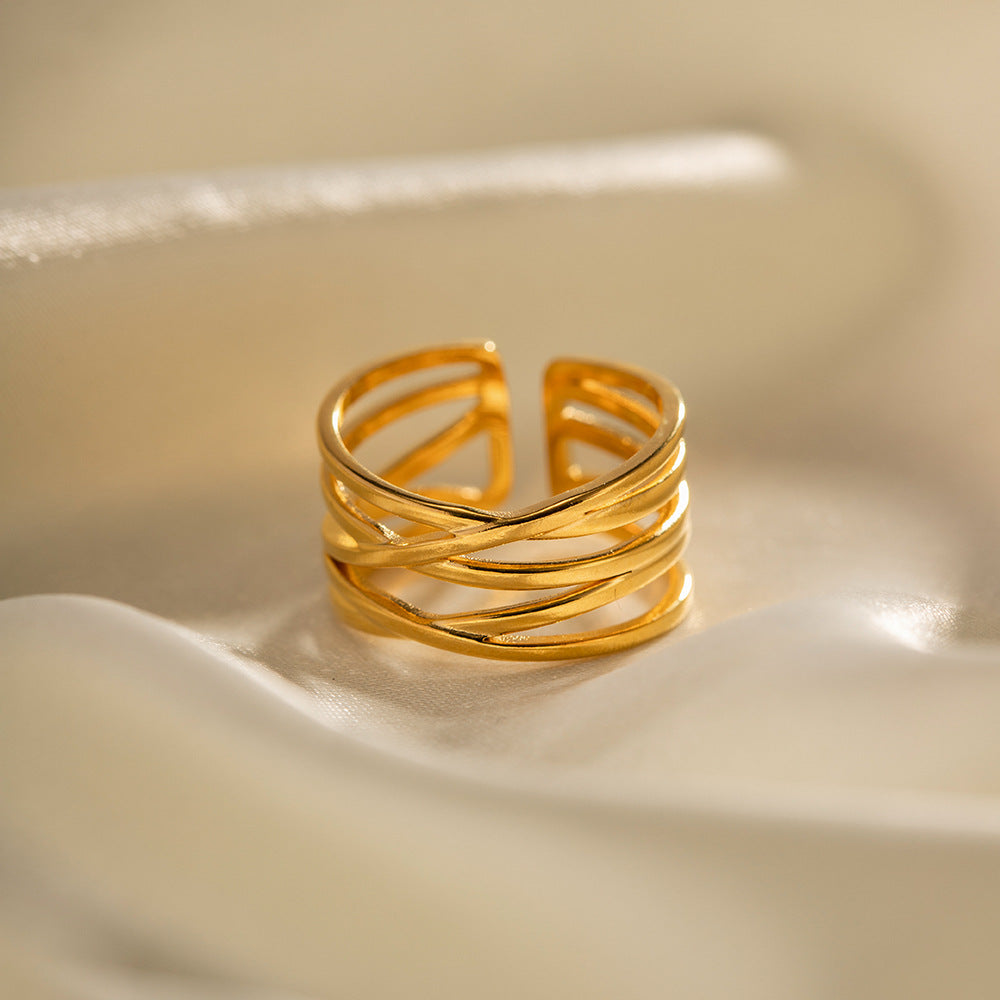 Ring i Flussguld | 18k Guld