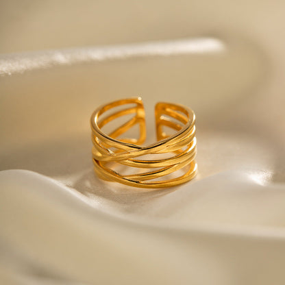 Ring i Flussguld | 18k Guld