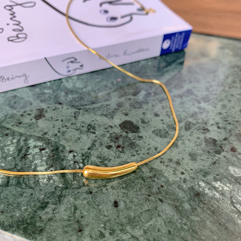 Vedhæng Sandra Snakebone | Guld 14k