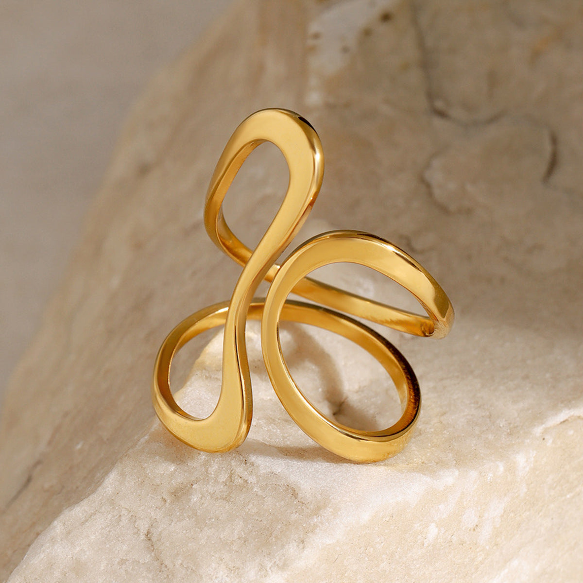Guld Ring Mosaik | 18k Guld