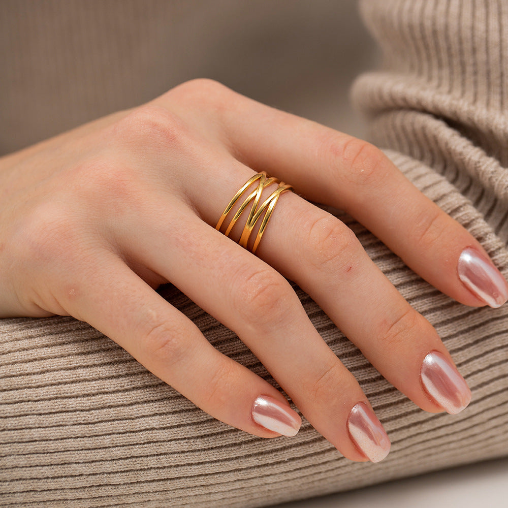 Ring i Flussguld | 18k Guld