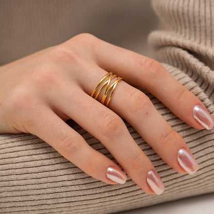 Ring i Flussguld | 18k Guld