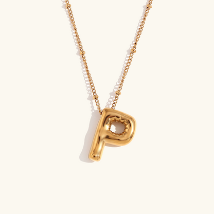 næsepynt med initialer | 18k Guld