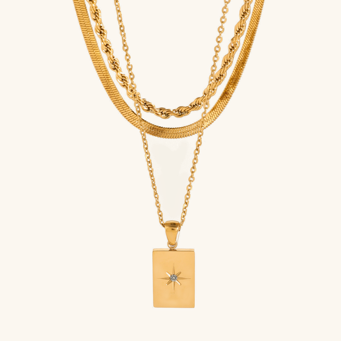Layered Necklace Raphael | 18k Gold