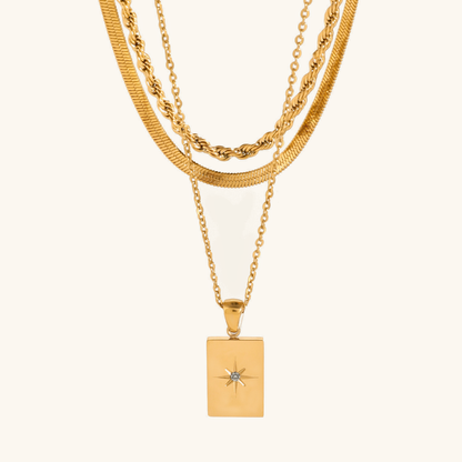 Layered Necklace Raphael | 18k Gold