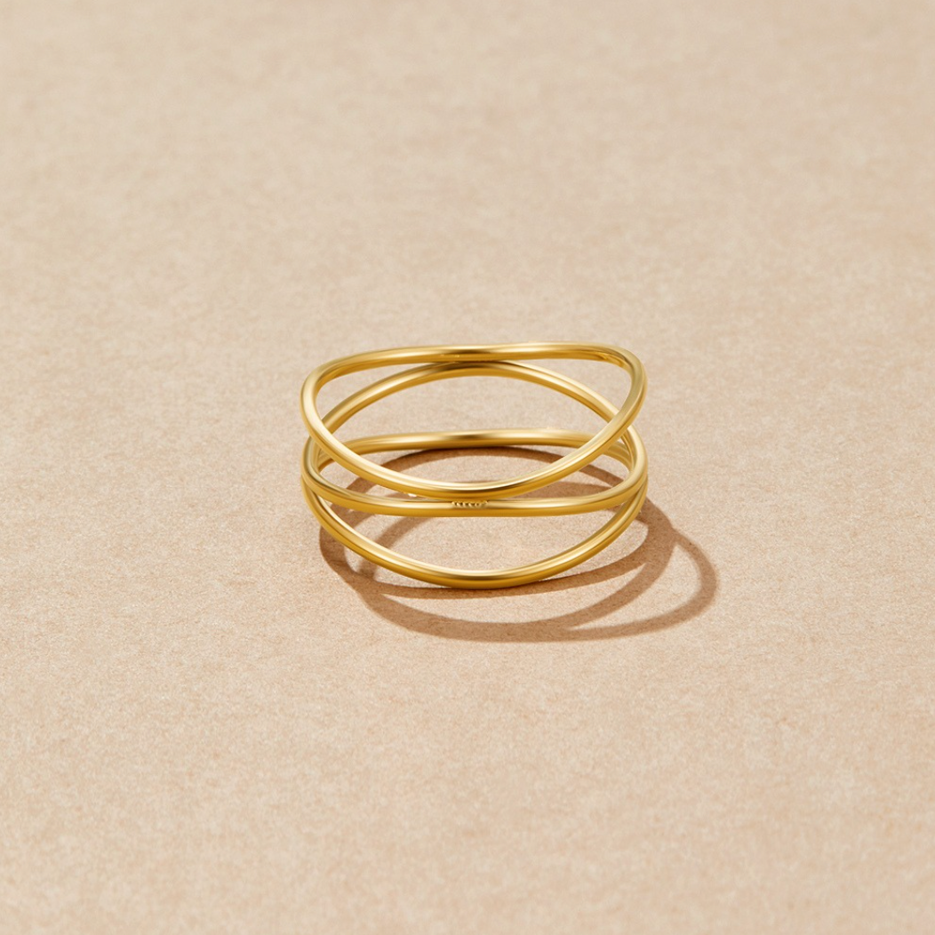 Uendelighedsringen Infinity Loop | 18k Guld