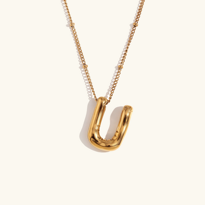 næsepynt med initialer | 18k Guld