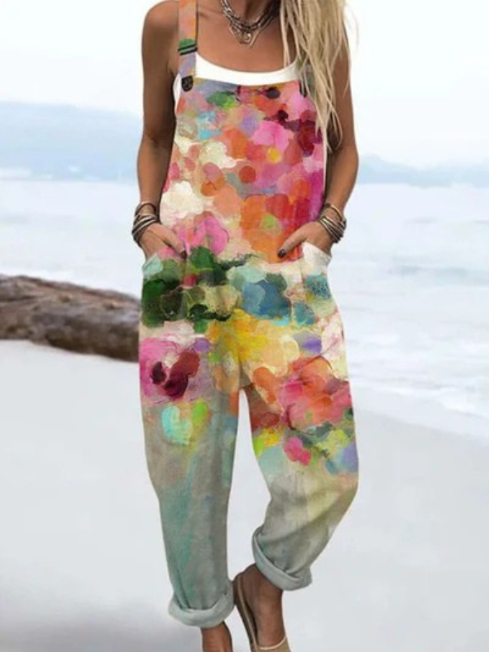 Clomet | Jumpsuit med vintage blomster