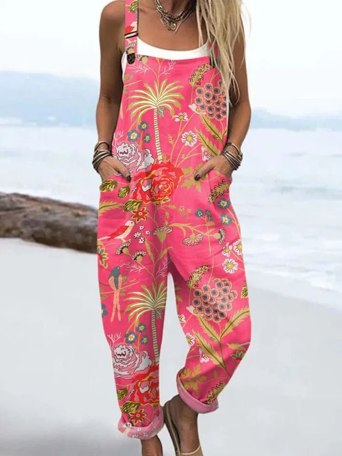 Clomet | Jumpsuit med vintage blomster