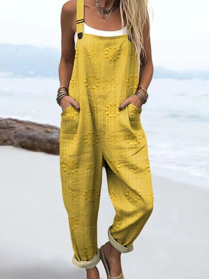 Clomet | Jumpsuit with vintage flower print