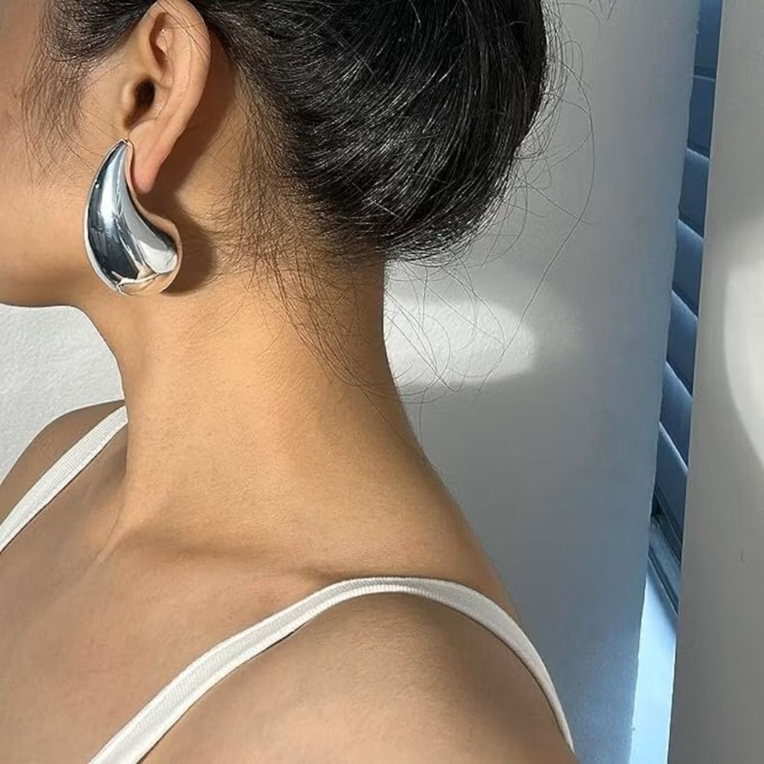 Tårnformede Øreringe Sandra | 18k Guld
