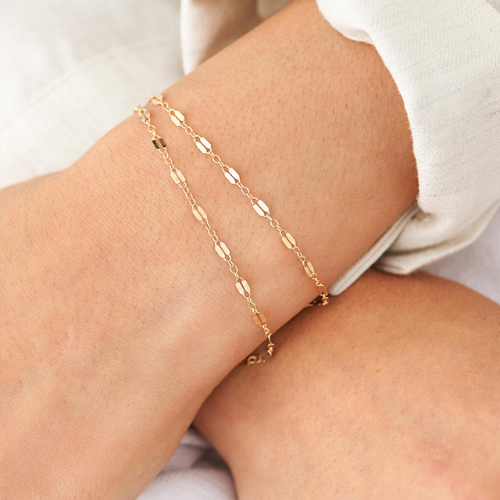 Amara Blonde Armbånd | 18k Guld