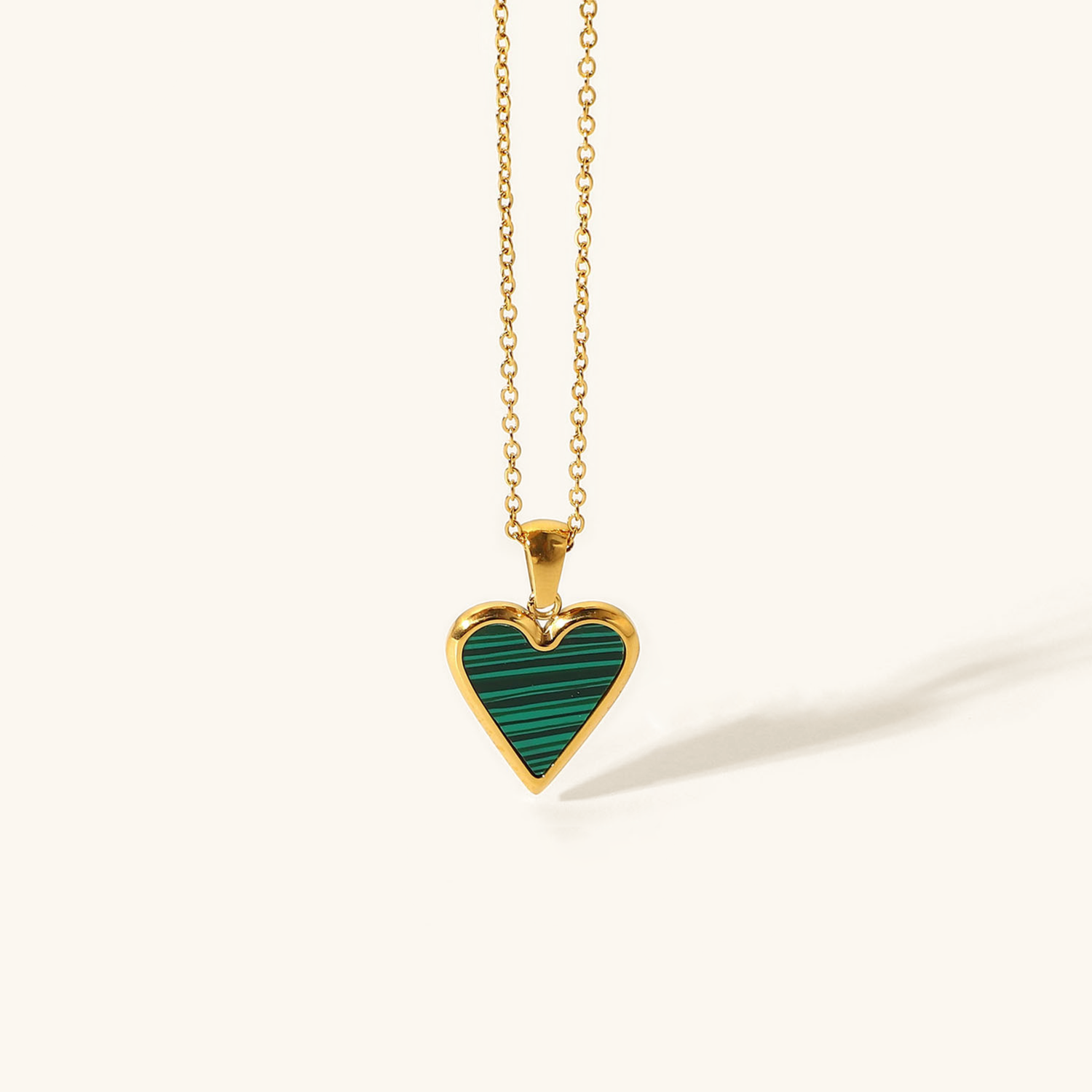 Blythe Necklace with Heart | 18k Gold