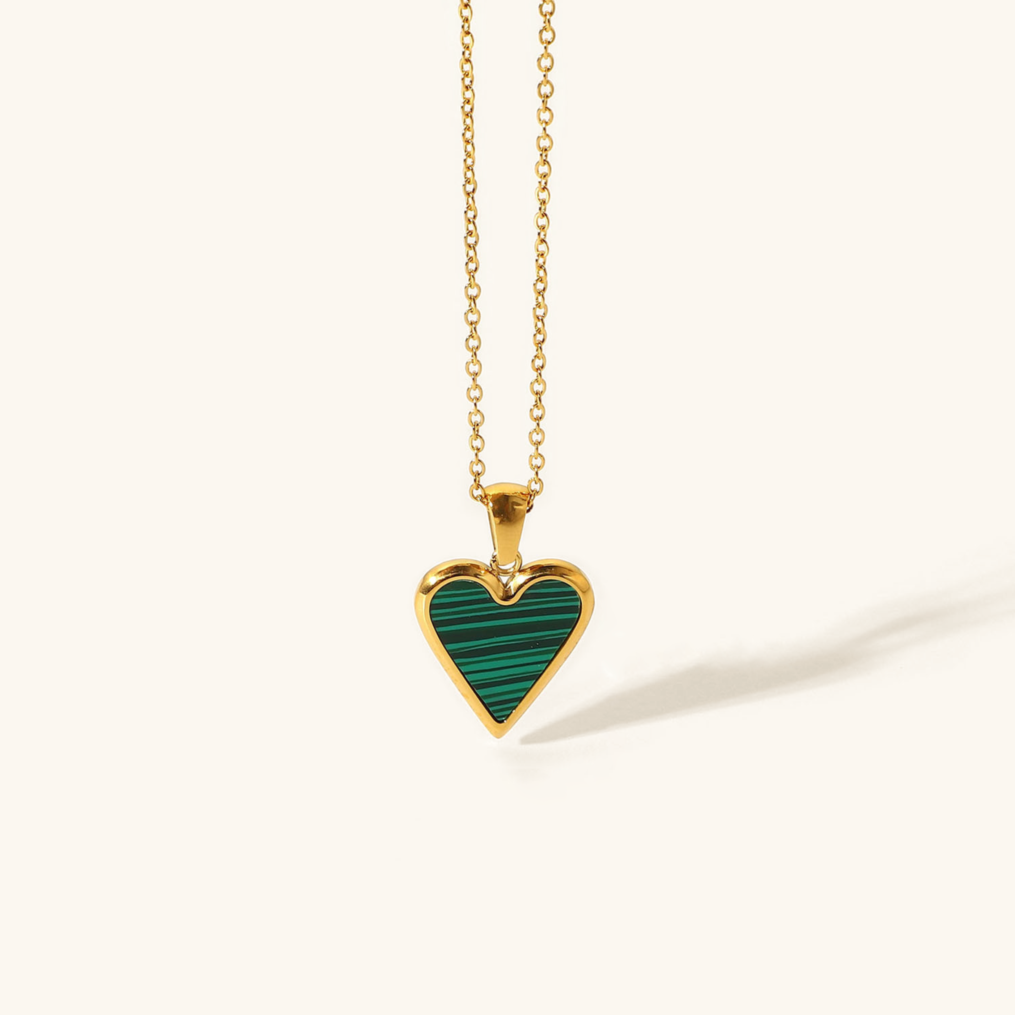Blythe Necklace with Heart | 18k Gold