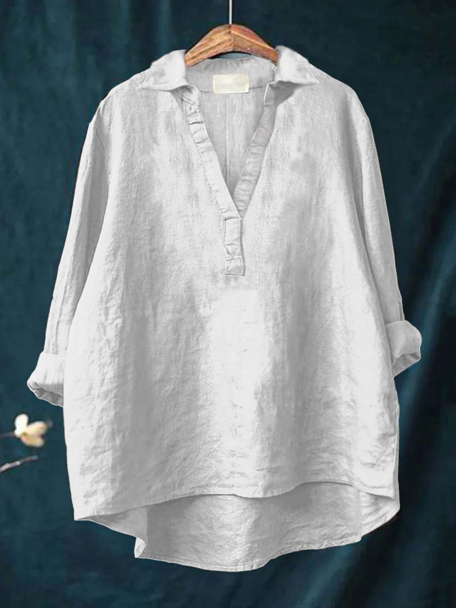 Andrea™ - Linnedbluse