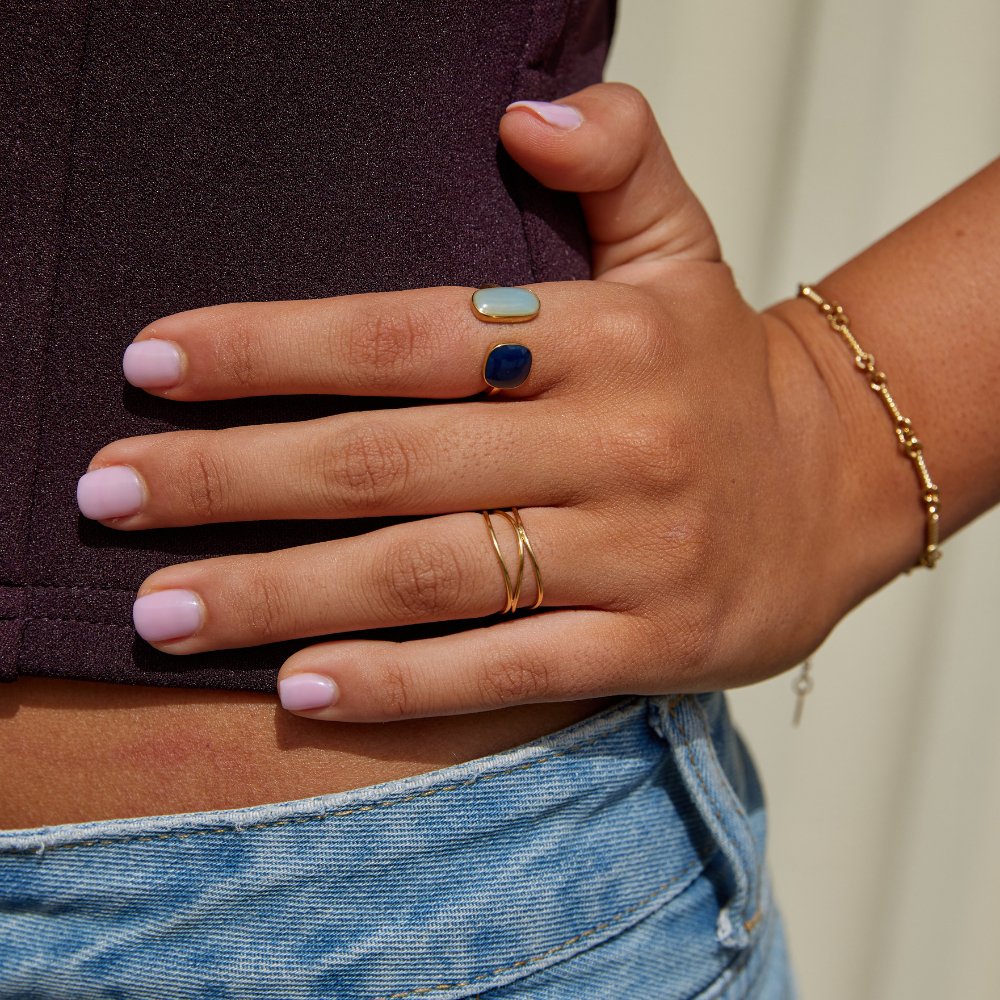 Ren Unik Ring Omkransning | Guld 18k