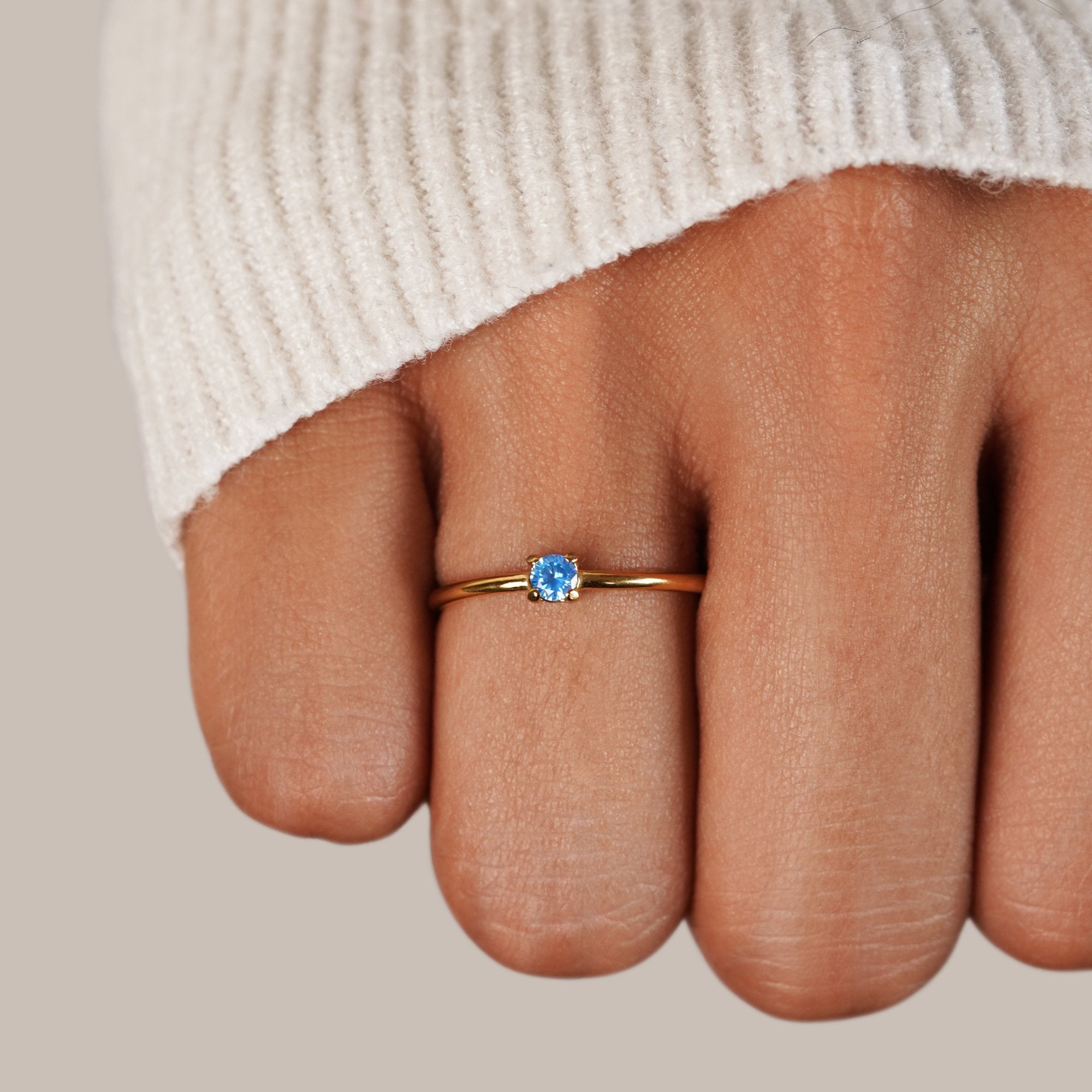 Fødselssten Ring | 14k Guld