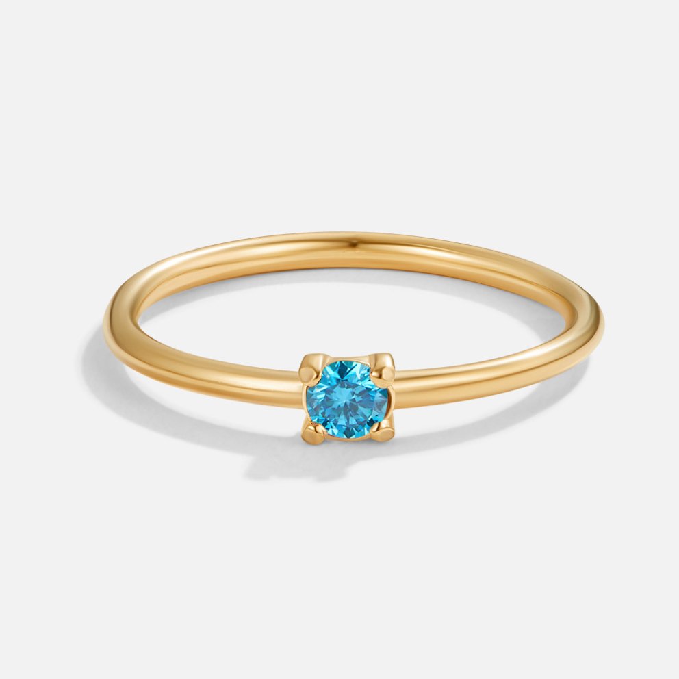 Fødselssten Ring | 14k Guld